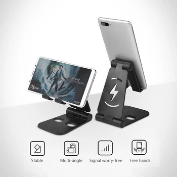 Mini Mobiltelefon Holder Sædet Desktop Sammenklappelig Bordholderen Indehaveren Grader Justerbar Universal Til IPhone Xiaomi Telefon Andorid