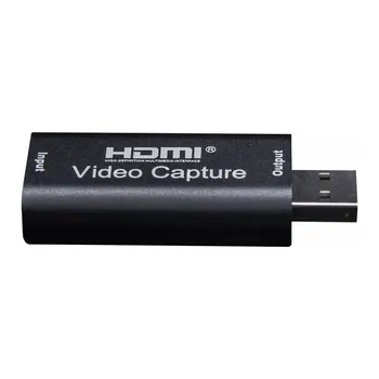 Mini Video Capture Card USB 2,0 Video Grabber Optage Max fr PS4 Spil, DVD-Videokamera HD-Kamera Optagelse af Live Streaming