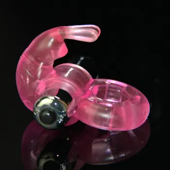 Mini rabbit cock ring Vibrerende Kraftfuld Vibrator forsinke Ejakulation penis ring voksen sex legetøj til mænd klitoris Vibration for Par