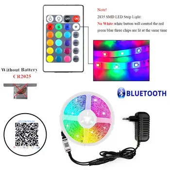 MiniIR Bluetooth, WIFI Controller RGB 5050 2835 LED Strip Lights Fleksibelt Bånd LED Lys Diode Bånd 12V væglampe Neon Belysning