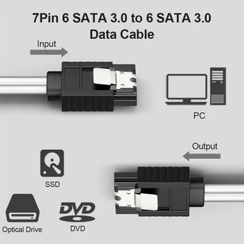 Minisas USB-SATA-Kablet til SATA 4/6-Adapter, Computer, Kabler, Stik Støtte SSD HDD Harddisk til 4SATA 6SATA