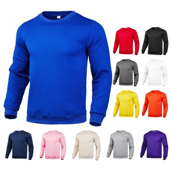 Mode Solid Sweatshirts Og Hættetrøjer 2020 Efterår Og Vinter Varm Fleece Trøje Med Høj Kvalitet Mænd Toppe Mandlige Brand Hip Hop Pullover