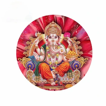 Mode for Hindu Lord Ganesha Indiske Indien Sjove Bil Klistermærker Vinyl Bil Wrap Mode Personlighed Kreative Decal 13cm X 13cm