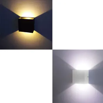Moderne LED-Væg Lys 6W Op Ned væglampe Indendørs Soveværelse Sengen Dekoration Belysning Lampe Aluminium