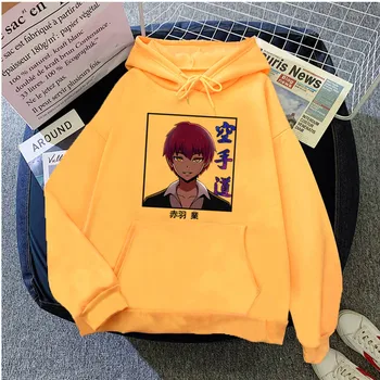 Mordet Klasseværelset Hættetrøjer Mænd Kvinder I Hip Hop Sweatshirt Karma Akabane Anime, Manga Sorte Hættetrøjer Bluzy Toppe Tøj