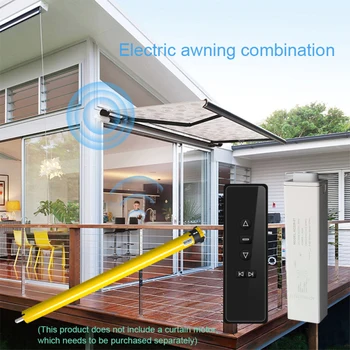 Moticslink AC226 Modtager Og AC123-16B 16-kanal Fjernbetjening Gardin Døren Smart Home Automation Receiver Fjernbetjening