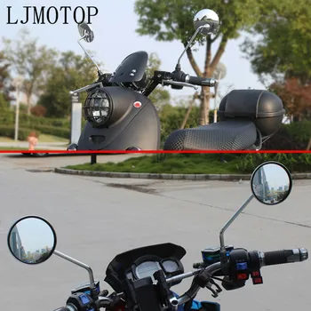 Motorcykel mirror chrome-rundt spejl motorcycl Store vision Side Spejl Til BMW R1200S R1200ST R1150RT F650CS R1100S R1150R S1000