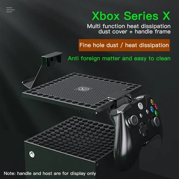 Multi Køler Blæser Netto Til Xbox-Serien X-Konsol, Smudsomslag Med Headset Controller Mount Rack Holder Til Xbox-Udgaven S Gamepad