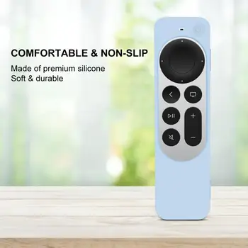Multi-farvet Silikone Til Apple TV 4 Fjernbetjening Beskyttende Sag Støv Vandtæt Cover Husstand Merchandise