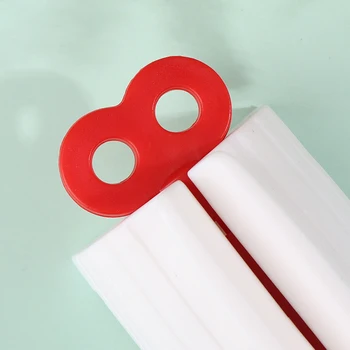 Multifunktions-Plast Tube Tandpasta Squeezer Let Dispenser Rullende Indehaveren Badeværelse Forsyninger