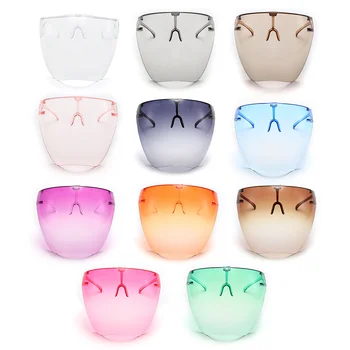 Mænd Kvinder Faceshield Beskyttende Briller Hoved-Iført Gennemsigtige Ansigt Dække Anti-Splash Anti-Mask Spray Goggle Glas Solbriller
