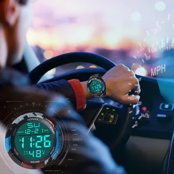 Mænd Rundt Mode Digital Ure Mekaniske Ure Mænd Automatisk Smarte Ure Med At Kalde Og Wifi Relojes Para Hombre