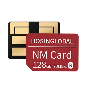 NM-kort, 64 GB / 128 GB / 256 GB, 90 MB / s, for Mate 20 Pro / Mate 20 X / P30, med Nano-Hukommelse USB-3.1 kortlæser