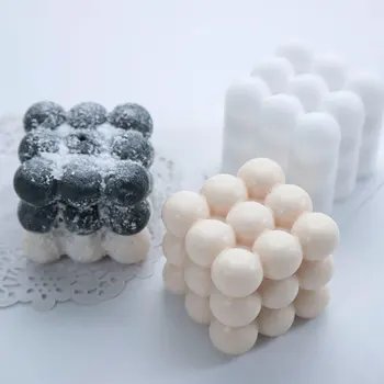 NY Stil 3D karrusel form lys skimmel silikone forme Shell Akryl Skimmel Magic Ball Bord Lampe Stearinlys Gør Skimmelsvamp