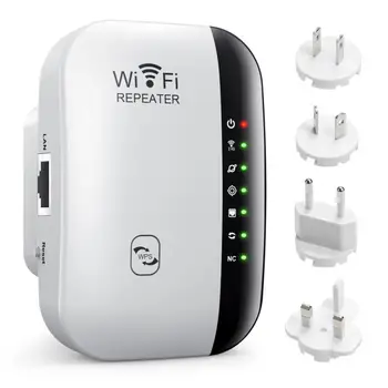 NYE Internet-Netværk Forstærker Netværk Kabel-WiFi Signal Repeater Range Extender BoosterUS EU UK AU-Stik Wifi Signal Booster