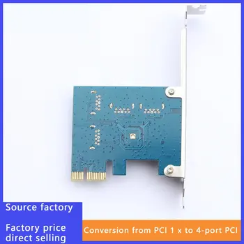 NYE PCIe En Til Fire PCI Express 16X Slots Riser-Kort PCI-E 1X Til Ekstern 4 PCI-e Slot USB 3.0 Riser-Kort
