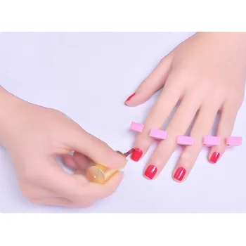 Nail Beauty Tilbehør EVA Svamp Finger Separator Tå Separaters Nail Art Værktøj