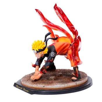 Naruto Shippuden Kyuubi Naruto Action Figur Samling Model Animationsfilm Toy Figuur Kinderen Geschenken