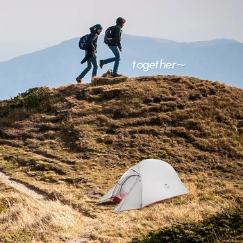 Naturehike CloudUp 1 20D/210T Stof Ultralet Telt Til 1 Person Udendørs Camping Vandring Med Mat Holde sig Varm Telt NH18T010-T
