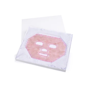 Naturlige Rosa Kvarts Ansigt Jade Maske Kold Terapi Skønhed Af Pink Krystal Jade Eye Mask Gouache Sten Facial Crystal SPA Massager