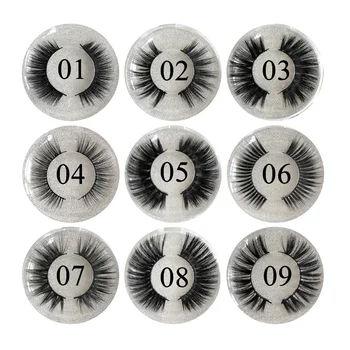 Naturlige Øjenvipper 3D-Mink-Vipper, Medium Længde Bløde Falske Vipper Udvidelse Engros Fuld Strip Eyelash Girlglee Makeup