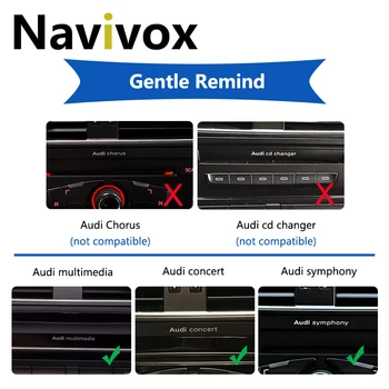 Navivox 2 DIN 8.8 Tommer Bil DVD-Afspiller Til Q5 2009-2017 GPS Navi båndoptager Stereo Head Unit Android 10.0 2G 32G Auto Radio