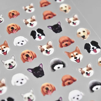 Negle Sticker I Japansk Stil Med Høj Quaility Charme Ultra ThinPuppy Dog Bunny Bære Selvklæbende Nail Art Dekoration Manicure Værktøjer