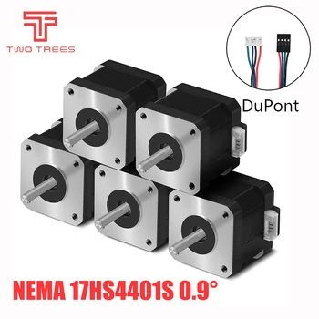 Nema17 stepmotor 42 motor Nema 17 motor 42BYGH 1,5 A 38mm 17HS4401 17HS4401S Puls værdi på 0,9 motor 4-føre til CNC-3D-printer