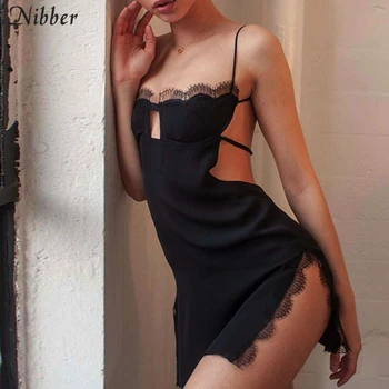 Nibber Sexet, Elegant Hule Ryg-Lace Kjoler For Kvindernes Mode Design Home Wear Club Party Tøj 2021 Sommer Kjoler