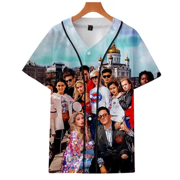 Nu Forenede Baseball T-shirt Mænd Kvinder Harajuku Hip Hop Korte Ærmer 3D-Print Baseball Jersey t-Shirt Street Wear Sommer Toppe