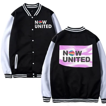 Nu Forenede hættetrøjer Baseball Mænd 2021Now United - Bedre Album Jakker og Pels Sort Hættetrøje Herre FN ' s Team Sweatshirt Streetwear