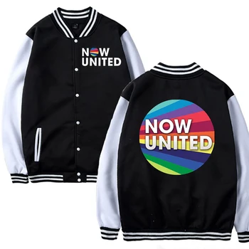 Nu Forenede hættetrøjer Baseball Mænd 2021Now United - Bedre Album Jakker og Pels Sort Hættetrøje Herre FN ' s Team Sweatshirt Streetwear