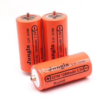 Ny, Original 32700 12800mAh 3.2 V lifepo4 Genopladeligt Batteri Professionel Lithium-Jern-Fosfat-Power-Batteri med skrue