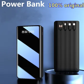 Ny Power Bank 100000mAh TypeC Mikro-USB-Hurtig Opladning Powerbank LED-Display og Bærbare Eksterne Batteri Oplader Til telefonen, tablet