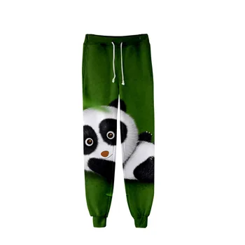 Ny Sport Sved Bukser, Straight Bukser Dyr Panda 3d Printet Sweatpants Jogging Lange Kvinder, Mænd/Kvinder, Bukser