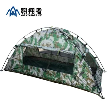 Nye 200*80*86CM Enkelt Person Regnjakke Telt Enkelt Lag Digital Camouflage Camping Telt Vandtæt, Vindtæt Carpas Være Camping
