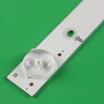 Nye 5 STK/sæt 10LED(3V) 842.5 mm strip LED-baggrundsbelysning for LE43A3300 TPT430U3-EQYSHM.G 43PFS5531 43PFS5532