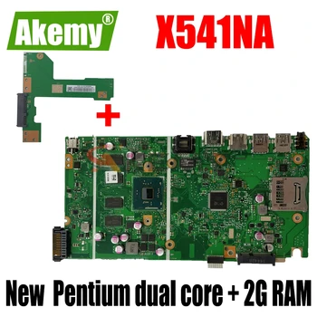 Nye ! Akemy X541NA Laptop bundkort til ASUS VivoBook Antal X541NA X541N bundkort 2GB-RAM Celeron N3350 N3060 CPU + HARDDISK yrelsen
