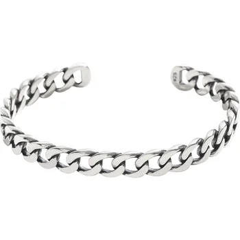 Nye Ankomst 925 Sterling Sølv Mode Simpelt Kryds Damer Armbånd Fremme Smykker Til Kvinder Nytår Gave Billige