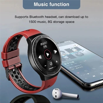 Nye Bluetooth Opkald, Smart Ur Mænd 8G Hukommelseskort Musik Afspiller smartwatch Til Xiaomi Huawei Telefon Vandtæt Fitness Ure+Max