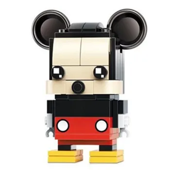 Nye Disney-Animationsfilm Klassiske Film Mickey, Minnie Mouse Tegnefilm Tegn Kreative byggesten DIY Model Legetøj, som Børn Gave Kid