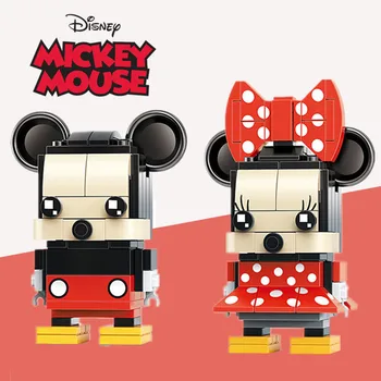 Nye Disney-Animationsfilm Klassiske Film Mickey, Minnie Mouse Tegnefilm Tegn Kreative byggesten DIY Model Legetøj, som Børn Gave Kid