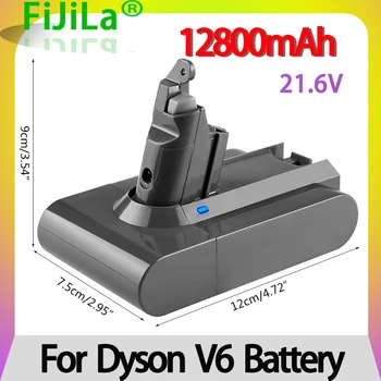 Nye Dyson dc62 batteri 12800mAh 21.6 V Li-ion-Batteri til Dyson V6 DC58 DC59 DC61 DC62 DC74 SV07 SV03 SV09 Støvsuger Batteri