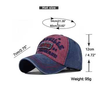 Nye Forår Vasket Bomuld Unisex Baseball Caps For Mænd Brev Cap Retro Casual Bomuld Casquette Streetwear Snapback Hat Knogle