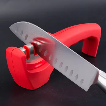 Nye Holdbar Kniv Og Slien Udskiftning Af Hoved Slien Slien 3 Faser Slibning Af Klingen Køkken Slibe Knive