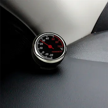 Nye Holdbar Letvægts Ur Bil Auto Digital Automotive Termometer Hygrometer I Bil Elektronisk Ur Tilbehør Til Bilen#290812