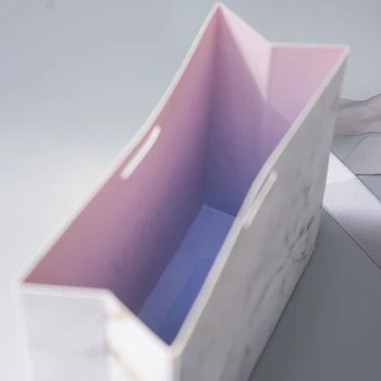Nye Kreative Mini Grå Marmor gavepose Box til Fest Baby Brusebad Papir Chokolade Æsker Pakke/Bryllup Favoriserer slik Kasser