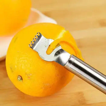 Nye Lemon Lime Orange Frugt, Citrus Zester Skrællekniv Køkken Håndværk Rustfrit Stål
