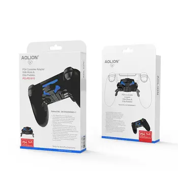 Nye Metal gamepad tilbage med Forlænget nøgle Turbo til PlayStation PS4 SLANK PS4 Pro controller adapter med Mods og Elite rismarker