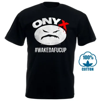 Nye Onyx Wakedafucup Rap Hip Hop Musik Sort T-Shirt Størrelse S M L Xl 2Xl 3Xl T-Shirts, Casual Mærke Tøj af Bomuld Base Shirt